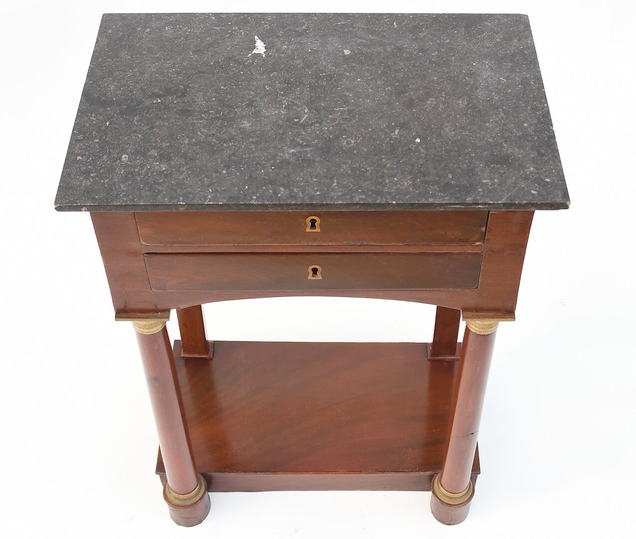 Empire-style bedside table