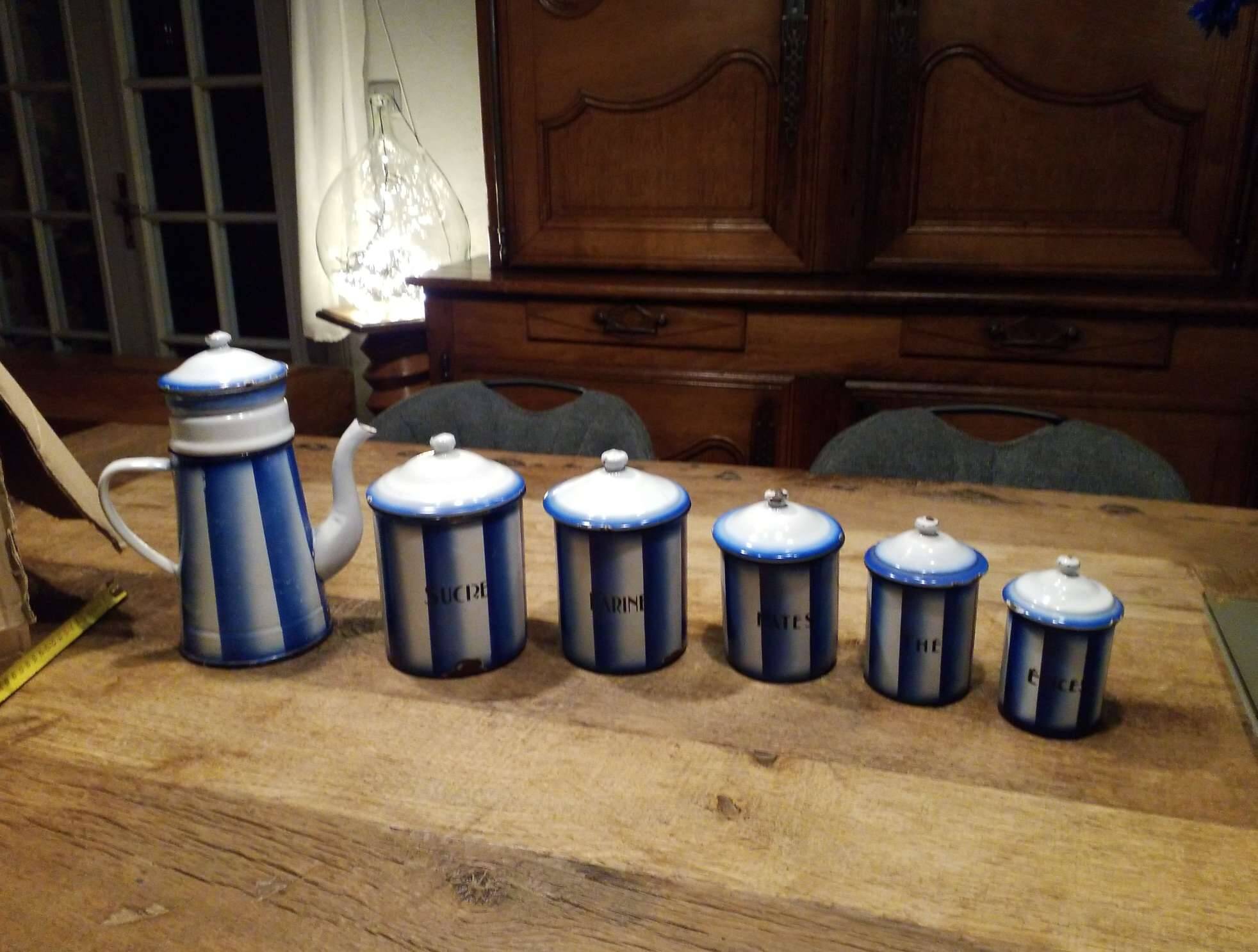 Ensemble en email bleu