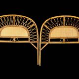 1960s Rattan Headboards from France