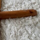 70s pine coat rack