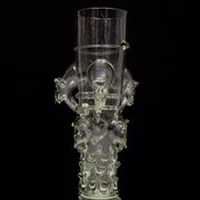 Vase en verre d'art vénitien du début du XXe siècle