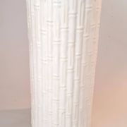 White ceramic umbrella stand, Italy circa 1970.