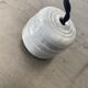 Lot 3 round lamps in vintage glass
