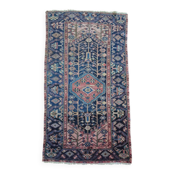 Handmade Persian Hamadan rug 195x107cm