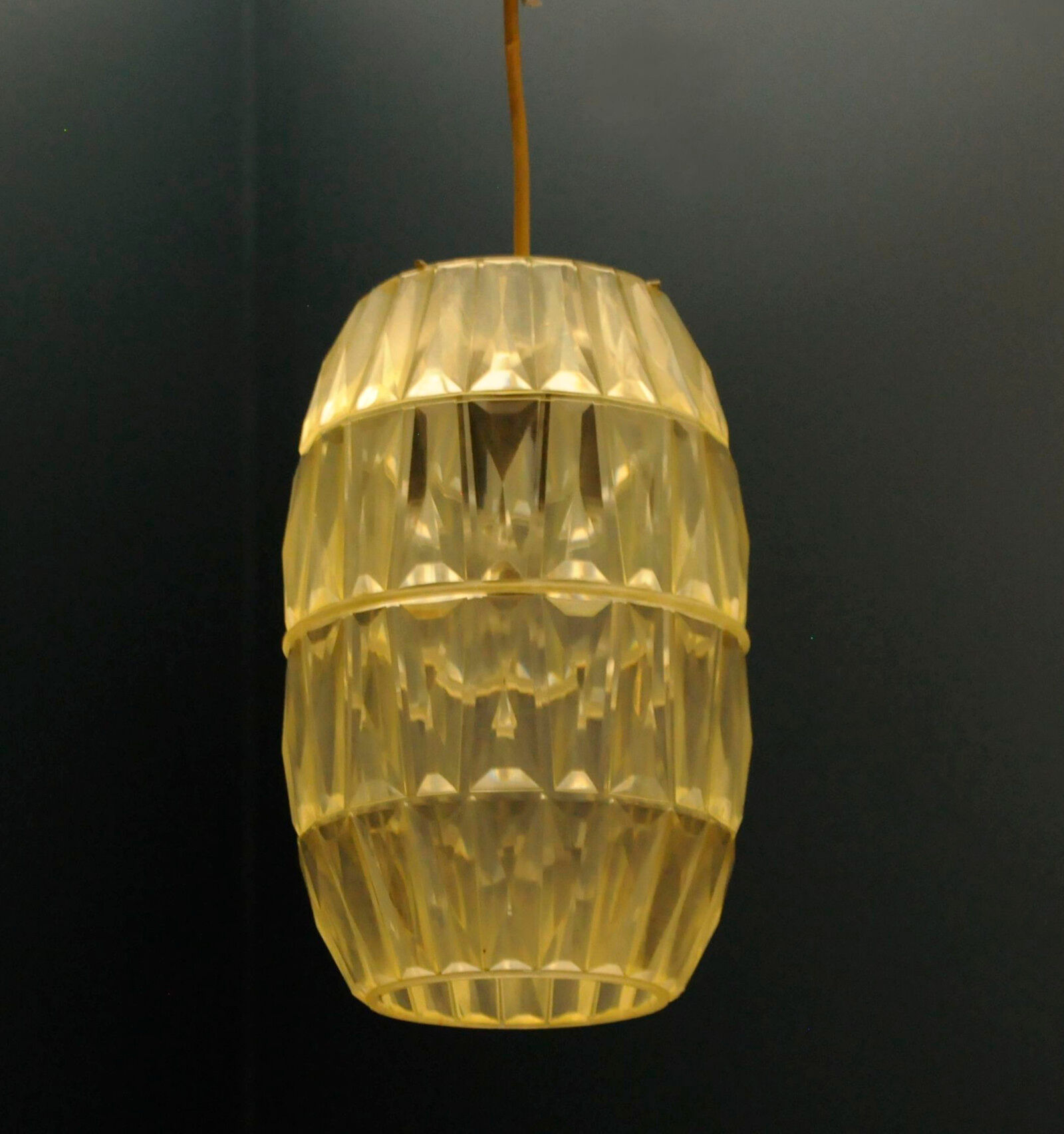Danish ceiling lamp 1960 plexiglas