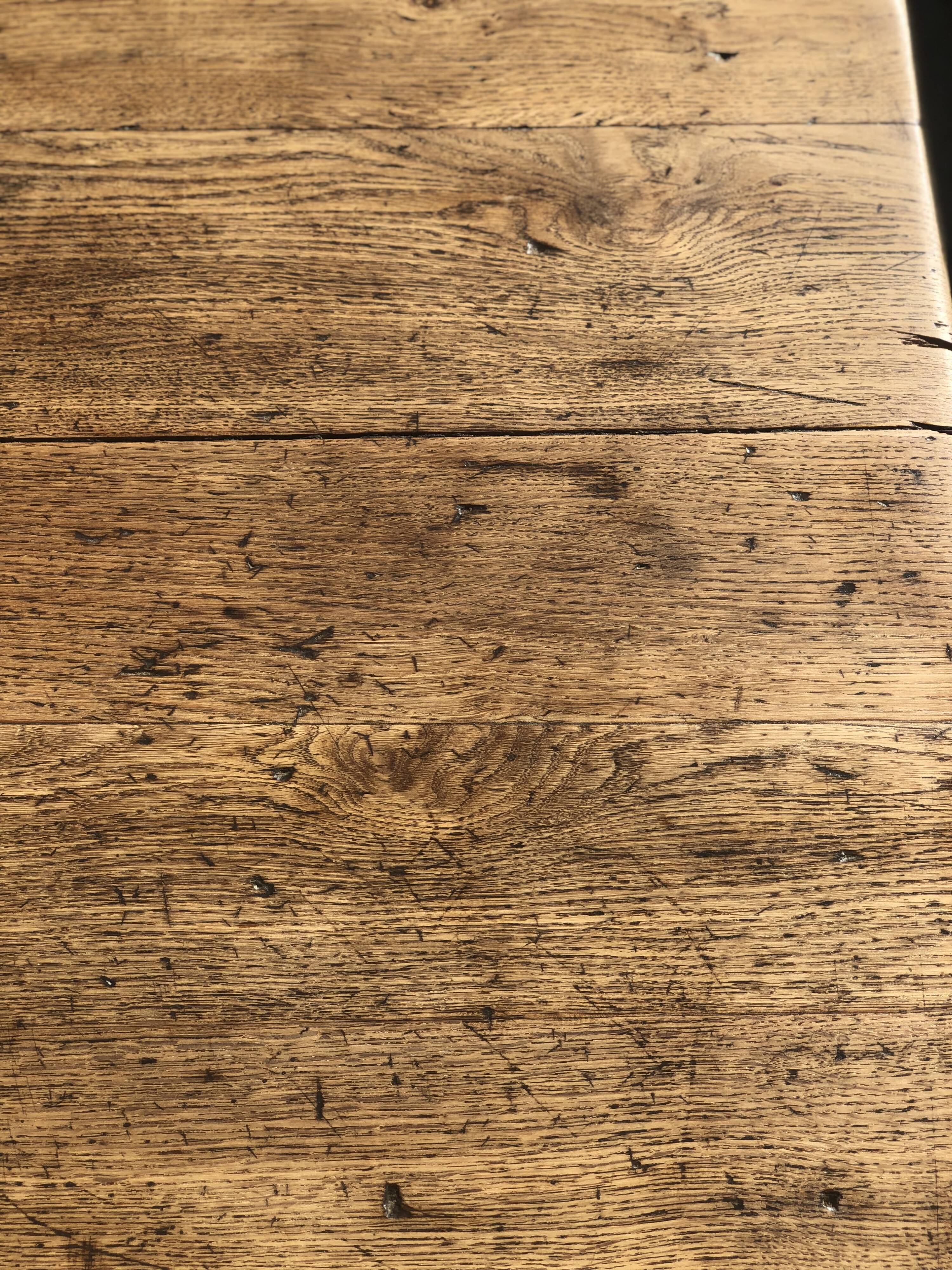 Old oak farmhouse table