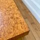 Coffee table in elm magnifying glass Rochebobois vintage