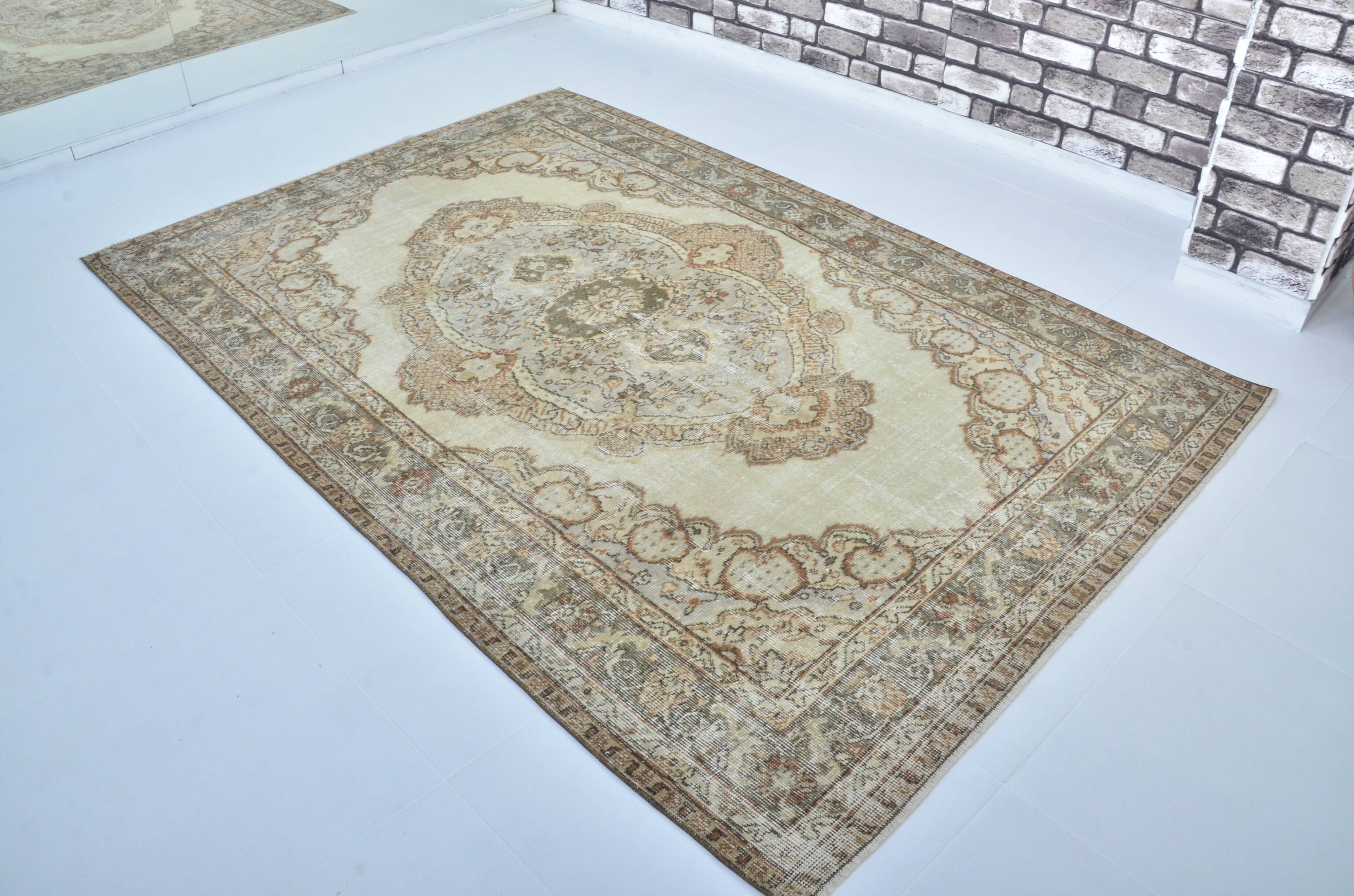 Tapis vintage turc Oushak sku 3273