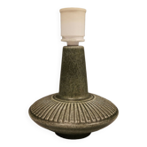 Small table lamp in grey/greenish ceramic, made by Danish Søholm in the 1970s