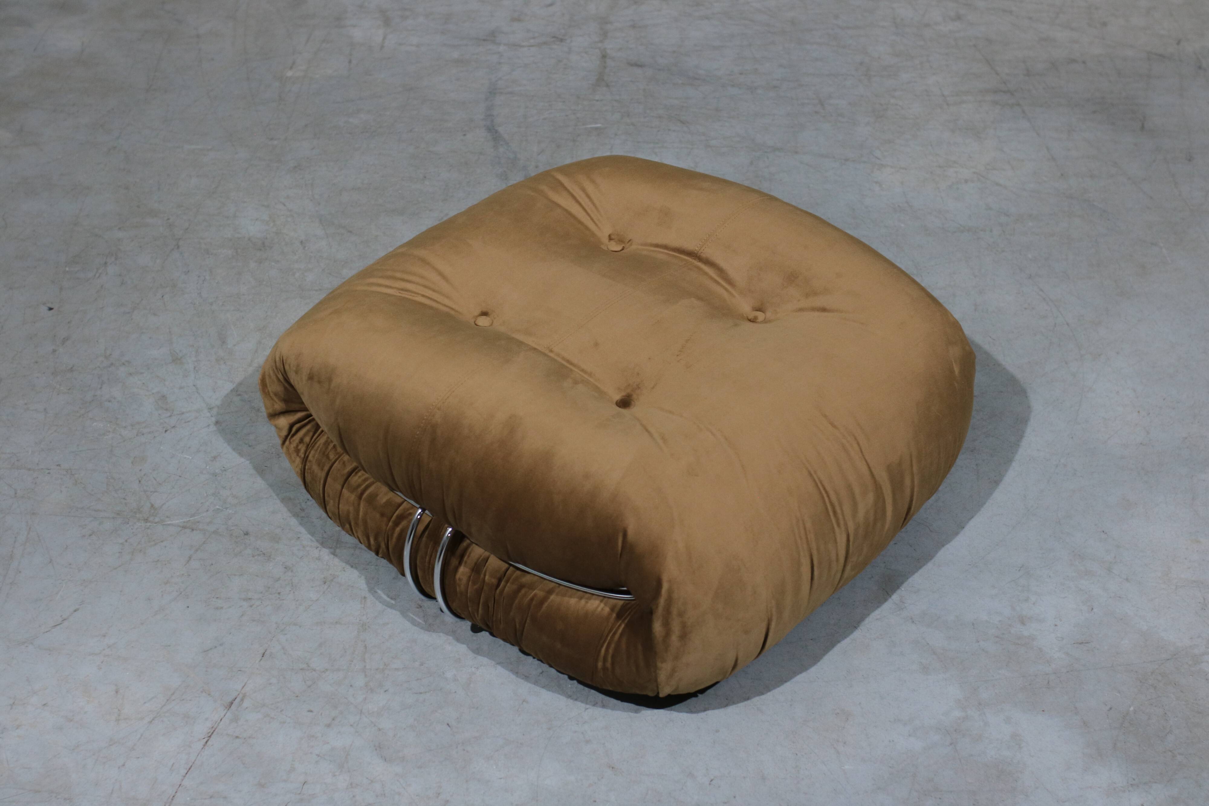 Lounge Chair and Ottoman from Afra & Tobia Scarpa for Cassina 1960s