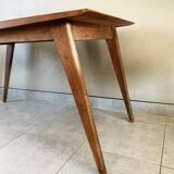 Vintage extendable oak table from the 50s