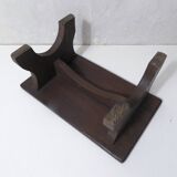 old small solid oak bench vintage step stool