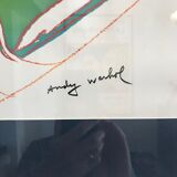 Affiche encadrée Andy Warhol pour Perrier 1983
