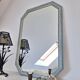 Miroir octogone bleu vintage