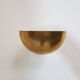 Vintage art deco brass wall light