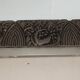 Mirror art deco grey silver pom pom rope