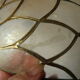Set of 2 mother-of-pearl wall lamps, 1970s