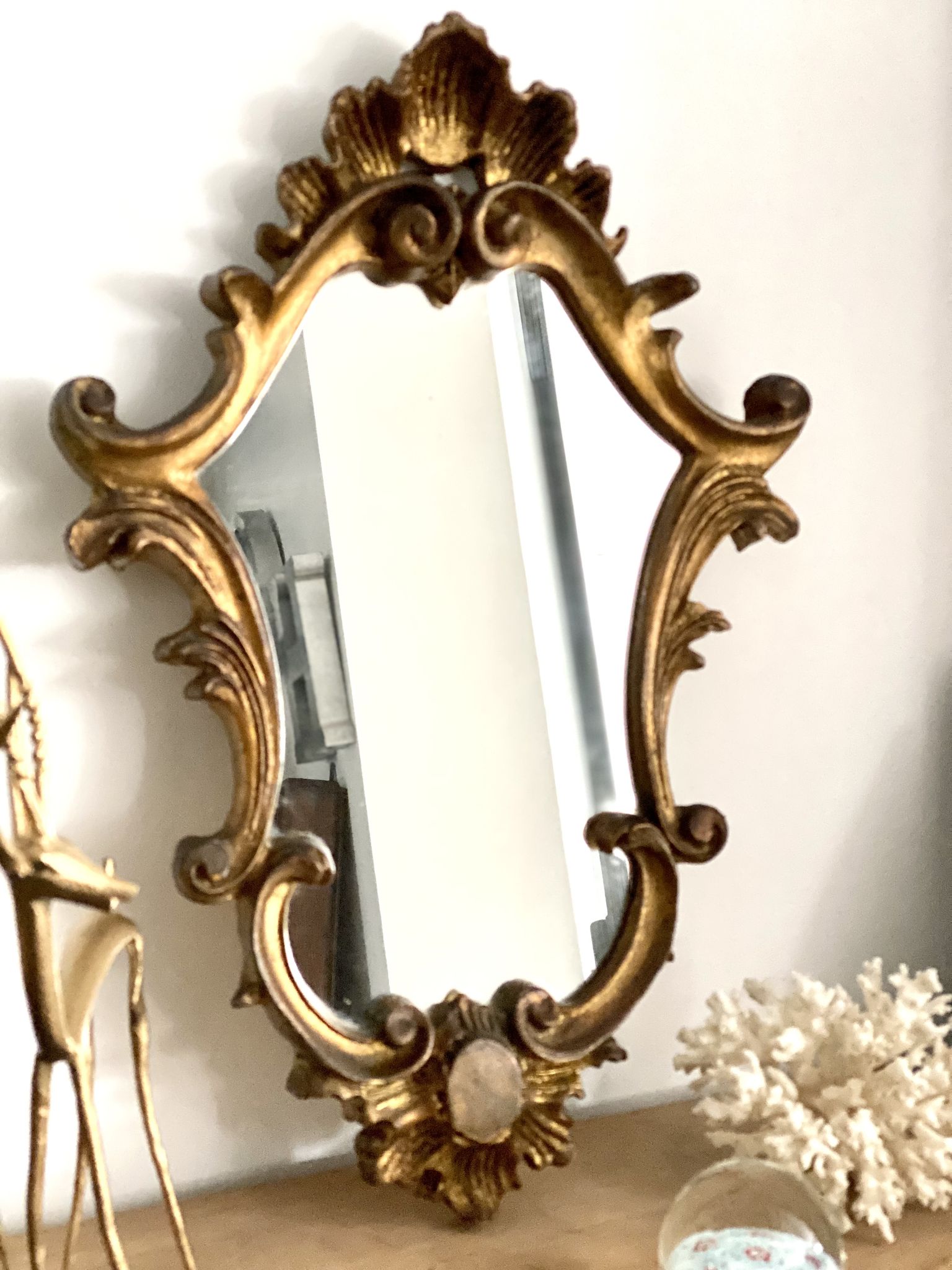 Golden mirror