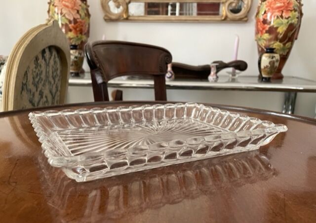 Plateau Baccarat crystal nineteenth century