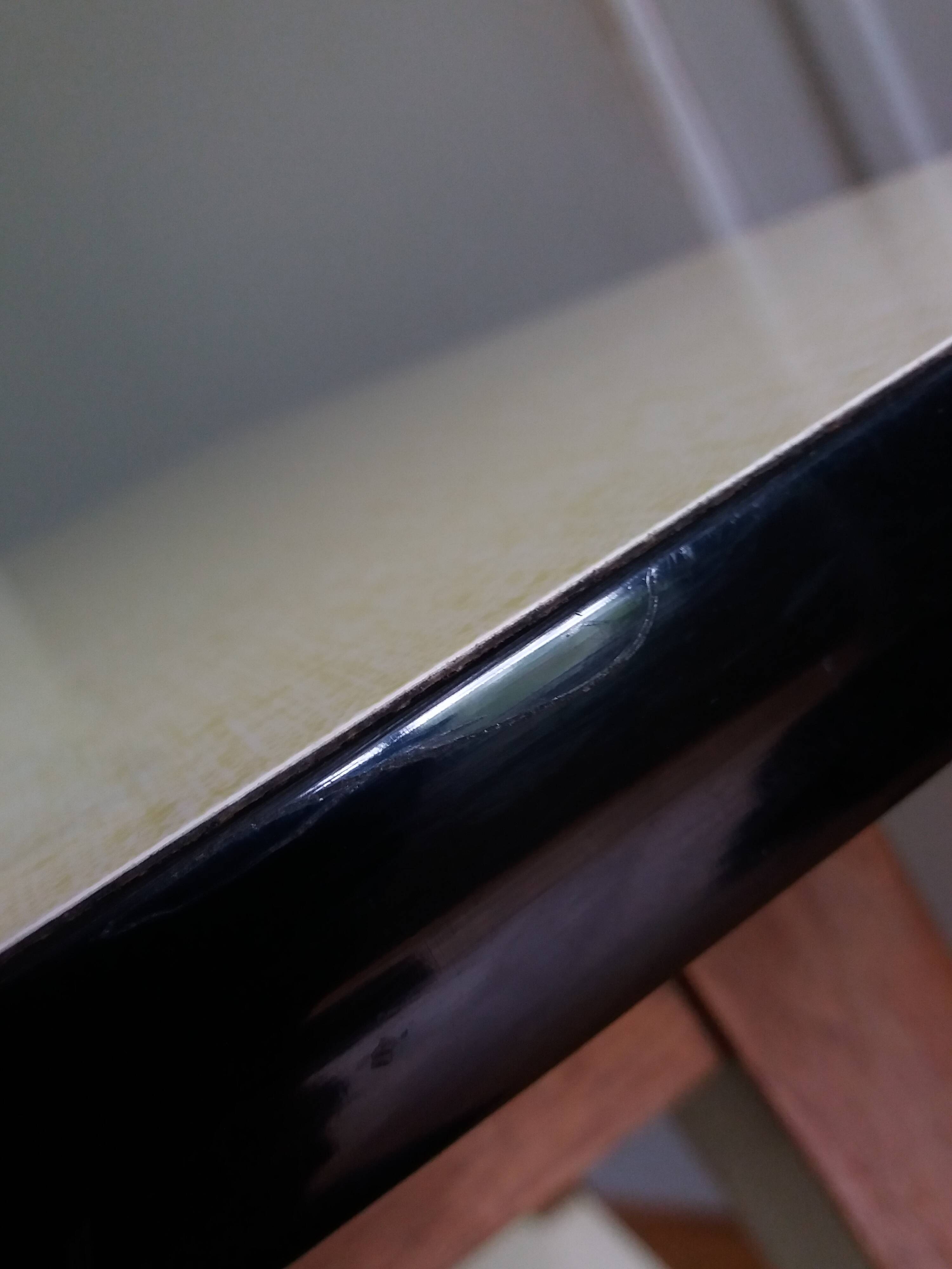 Formica and wood dessert table on wheels