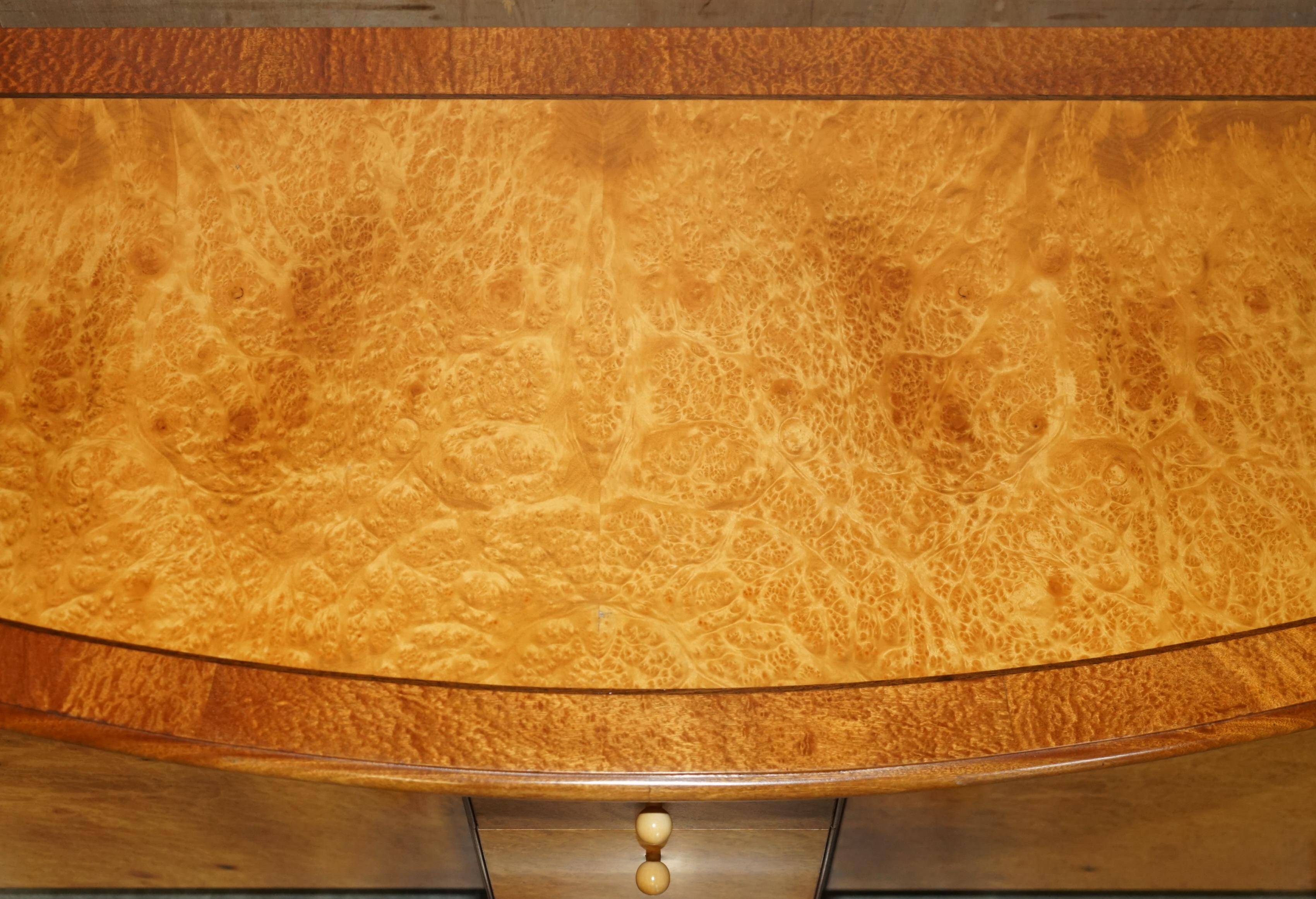 Very Art Deco in burl maple and thuja wood by Andrew Vara.