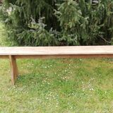 Large model oak farmhouse bench