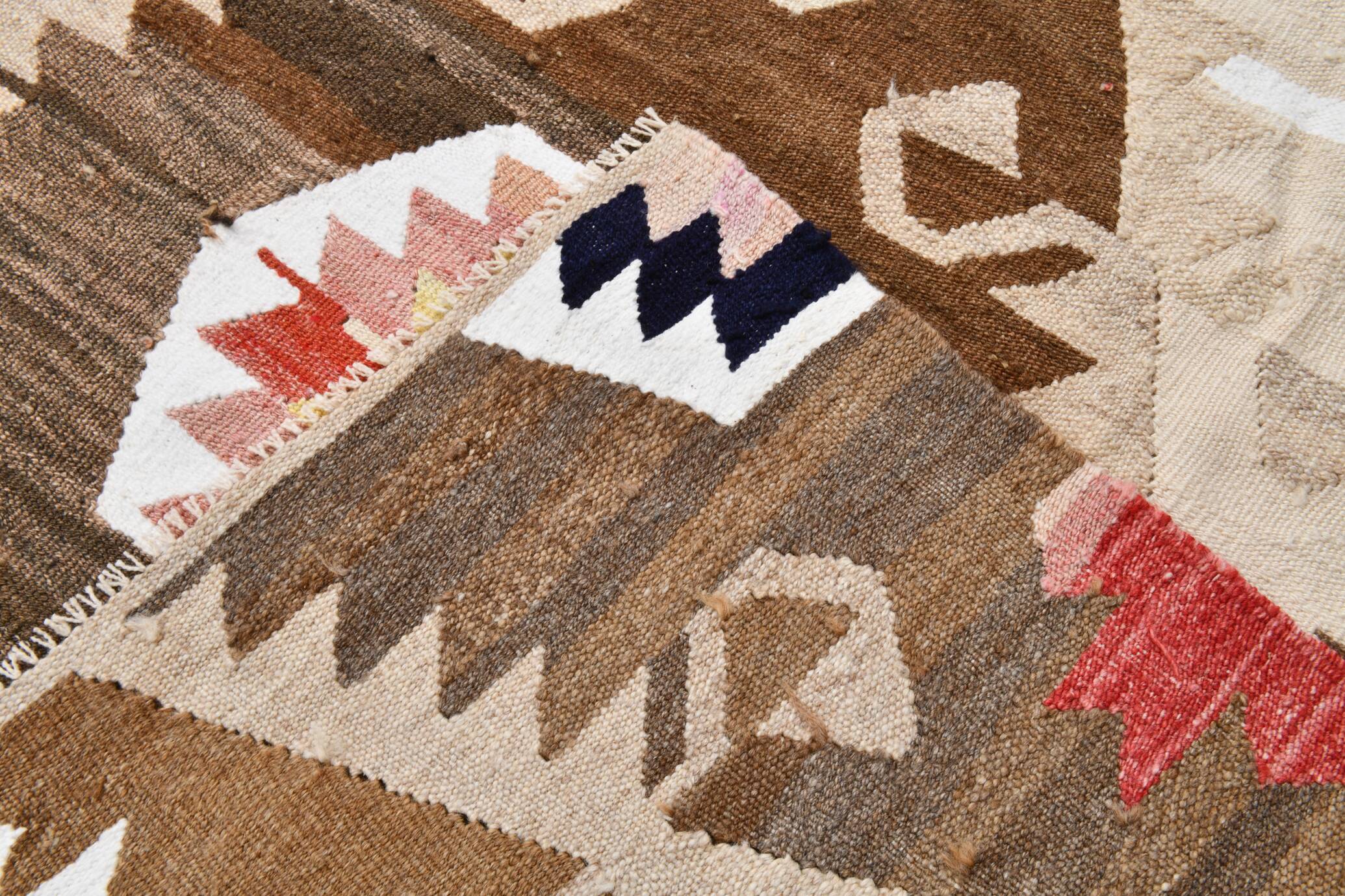 Large Multicolor Vintage Kilim Rug, 296x393Cm