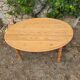 Table à abattants pliable en bois massif brut