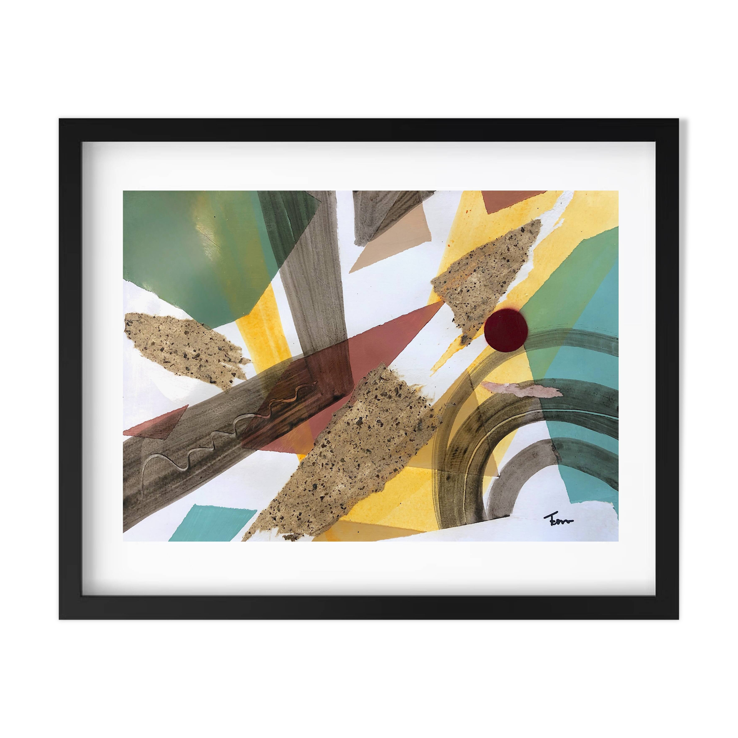 Original and unique hand-painted abstract painting