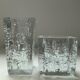 Duo of brutalist vases by Kurt Wokan from the 60s-70s