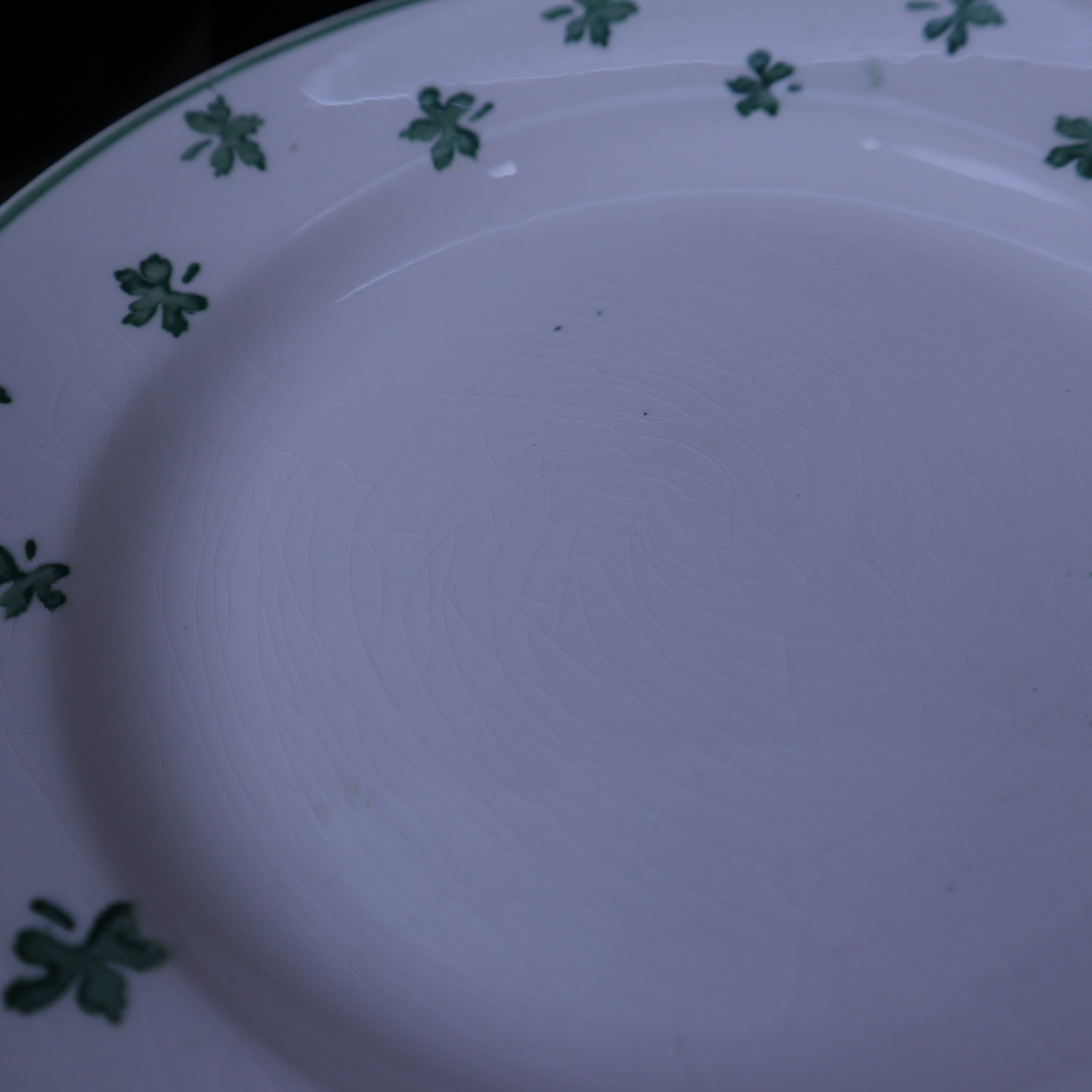 Lot de 6 assiettes à dessert 5200 Sarreguemines et Digoin Vintage