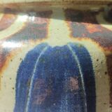 Pyrite Stone Round Vase signed