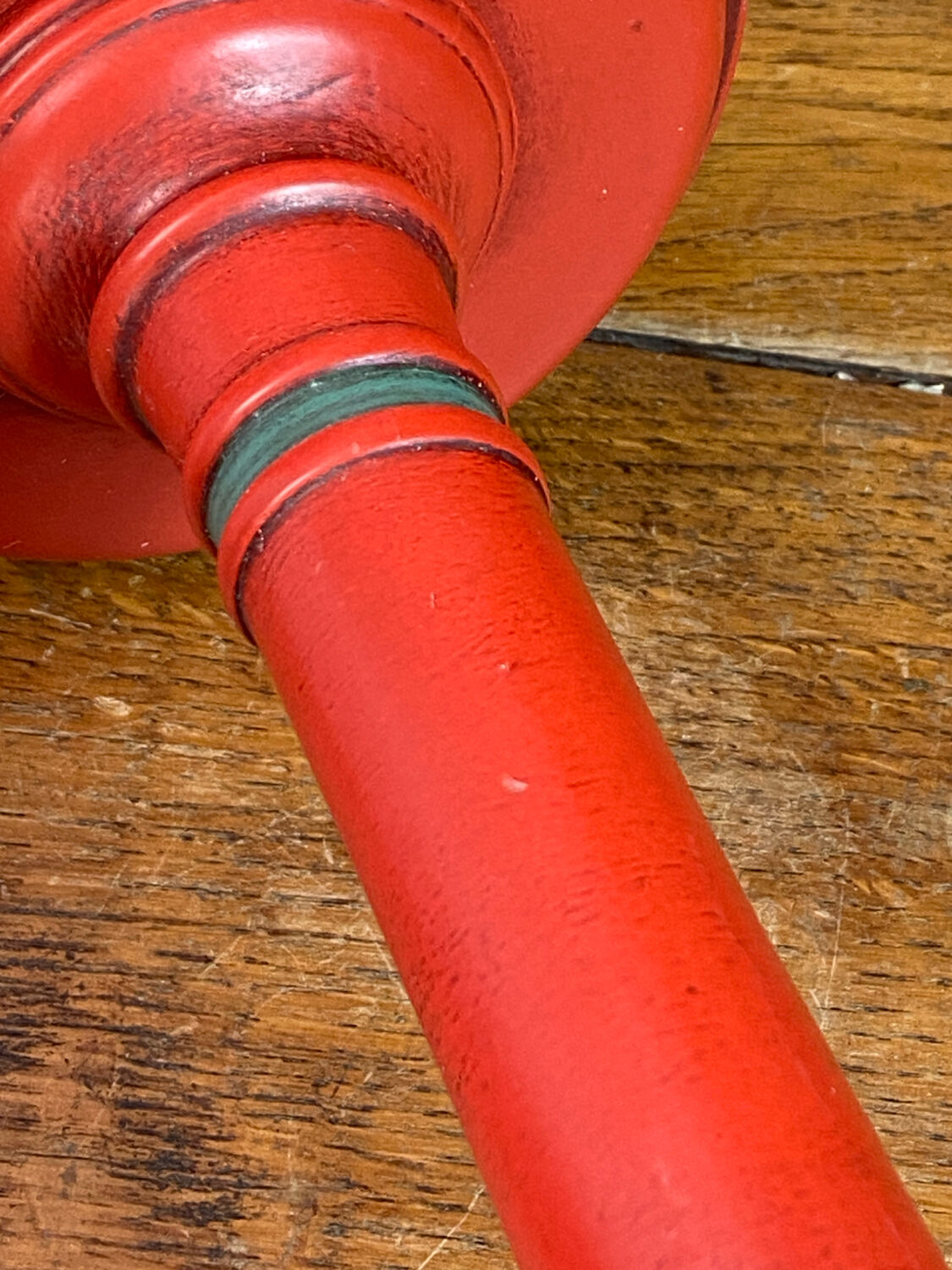 Bamboo-style wooden lamp