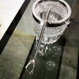 Ice cube pinch in chrome nickel brass