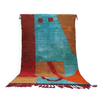 Tapis berbere en laine pure fait main