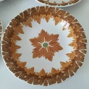 Set of 6 Vintage Italian Ironstone Plates S. Giovanni Valdarno
