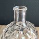 Carafe glass bottle moulded grape bunch vintage | Ball stopper