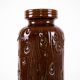 Brown ceramic vase, German design, 1960s, made in West Germany