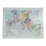 Ancienne carte des croisades de 1928
