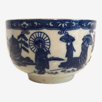 Japanese blue and white ceramic cup