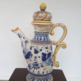 Italy ceramic Majolica Deruda teapot height 50 cm
