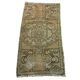 Vintage turkish pastel mini rug 91x 51 cm