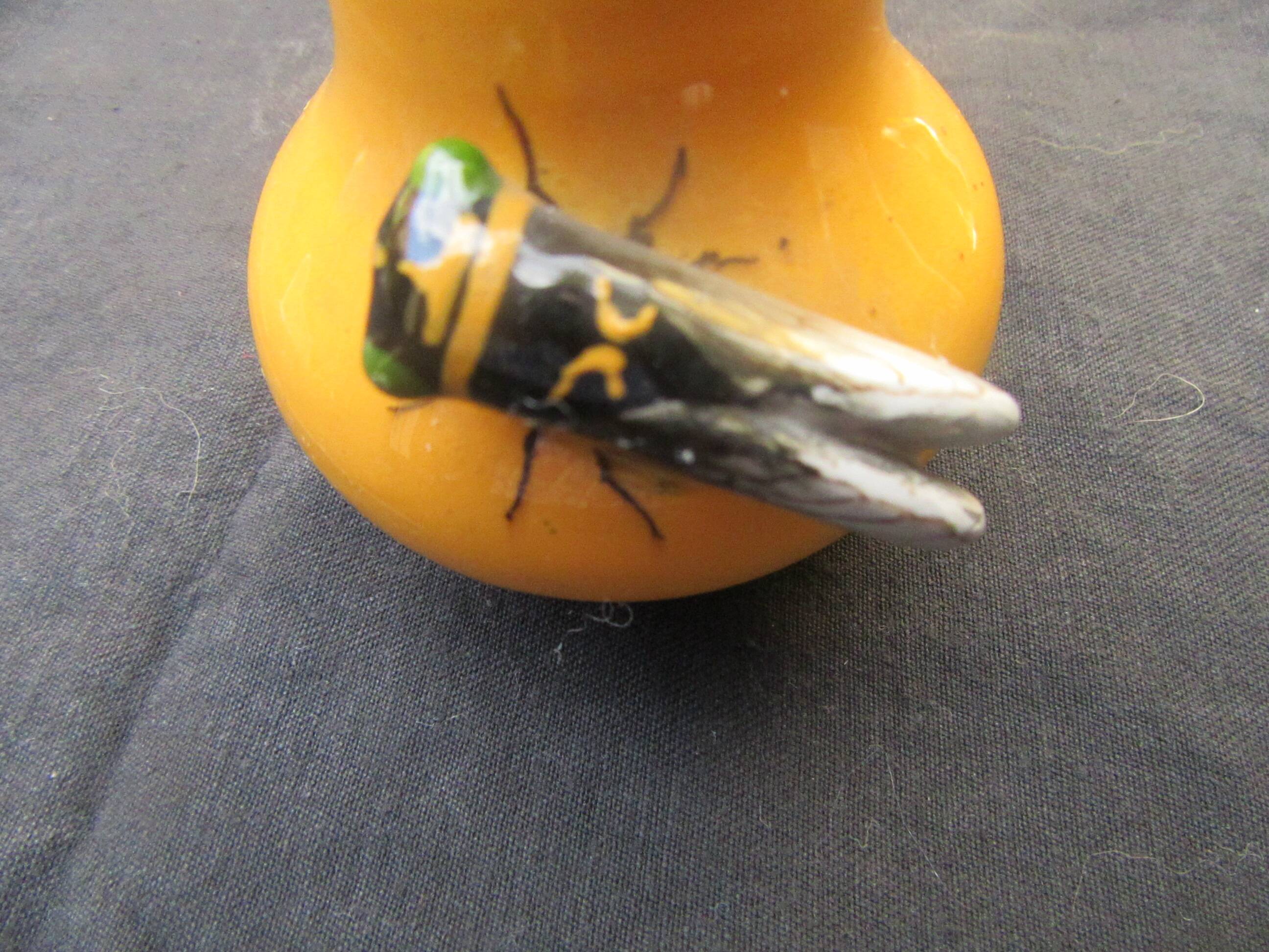 Small vase with cicadas Vallauris - Jérome MASSIER