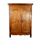 Louis XV walnut wardrobe doors