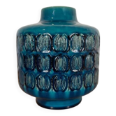 Vase en céramique turquoise, 1970