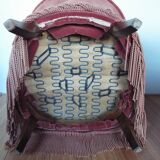 Paire de fauteuils crapaud velours