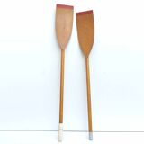 Vintage wooden paddles