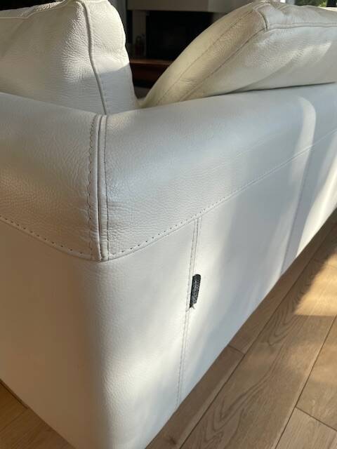 Roche Bobois leather corner sofa