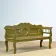 Antique pine bench, 1900s