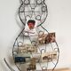 Photo holder or wire card holder "Cat"